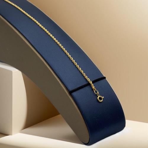 اسوارة مبروم ذهب عيار 18