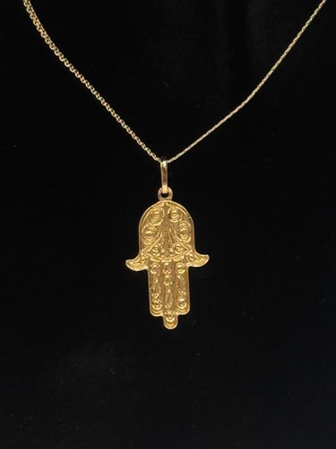 Necklaces 18K - سلسال وتعليقة عيار 18