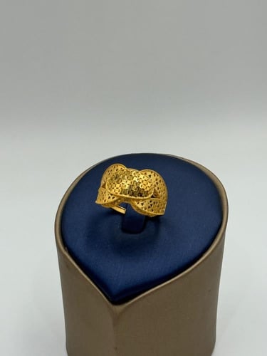 خاتم ذهب عيار 21