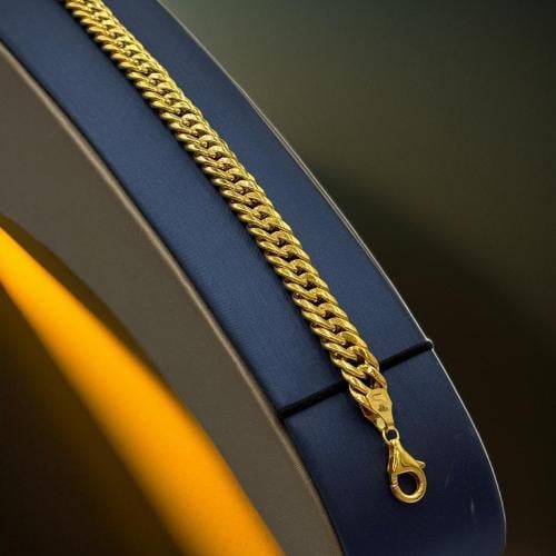 اسوارة جنزير ذهب عيار 21