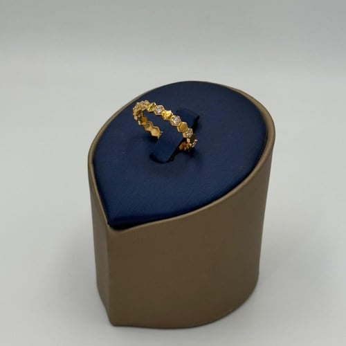 دبلة تصميم عالمي ذهب عيار 21