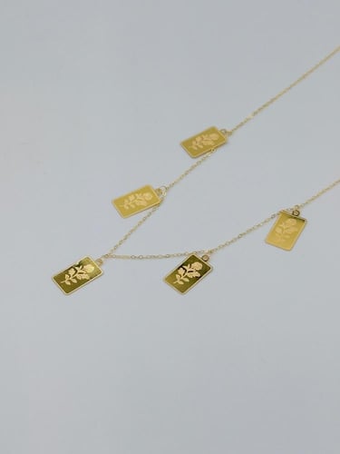 عقد سبائك ذهب عيار 21