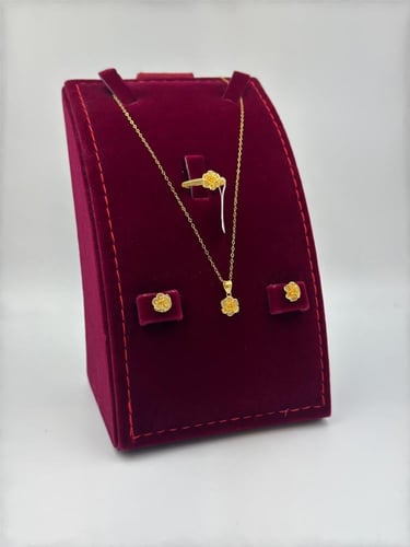 Set gold 21K - طقم عيار 21