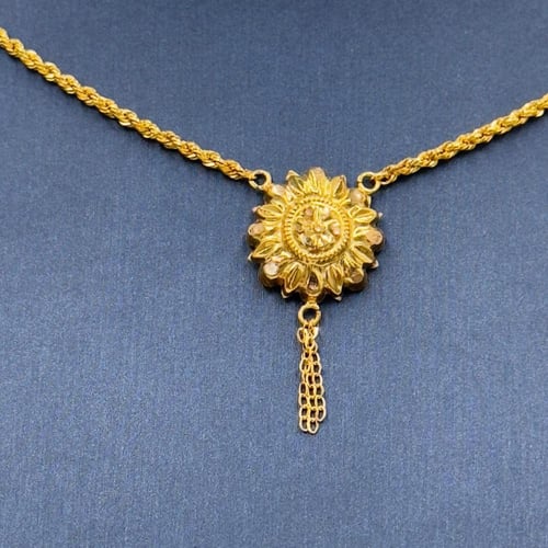 عقد كرسي جابر ذهب عيار 21