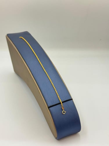 اسوارة مبروم ذهب عيار 18