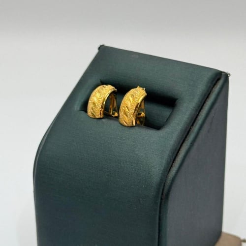 حلق ذهب عيار 21