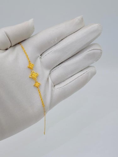 اسوارة تصميم عالمي ذهب عيار 21