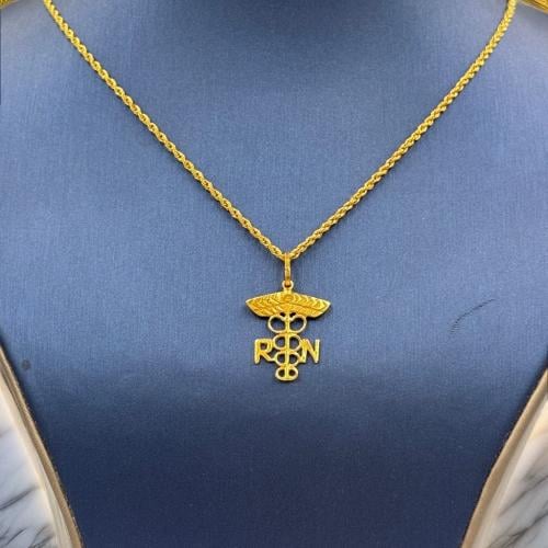 Necklaces 18K - سلسال وتعليقة عيار 18