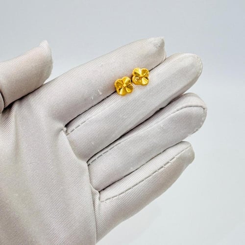 حلق تصميم عالمي ذهب عيار 21