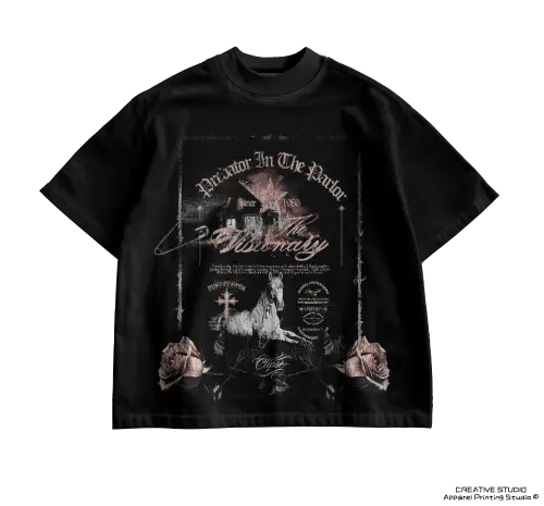 TEE PRINTED BLACK