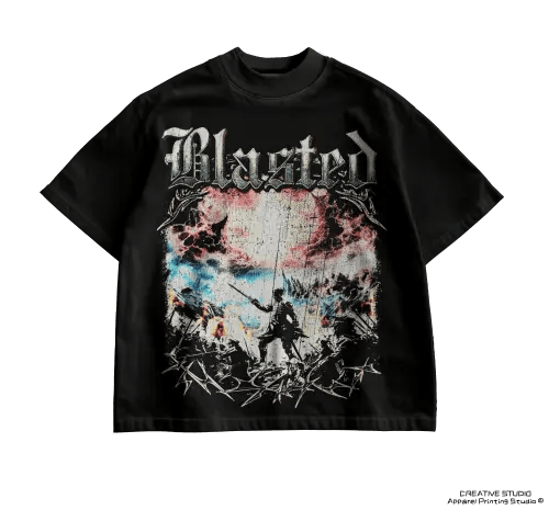 TEE PRINTED BLACK