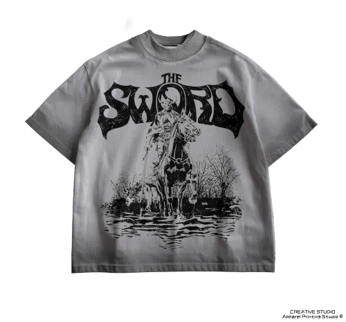 TEE PRINTED WHITE GRAY