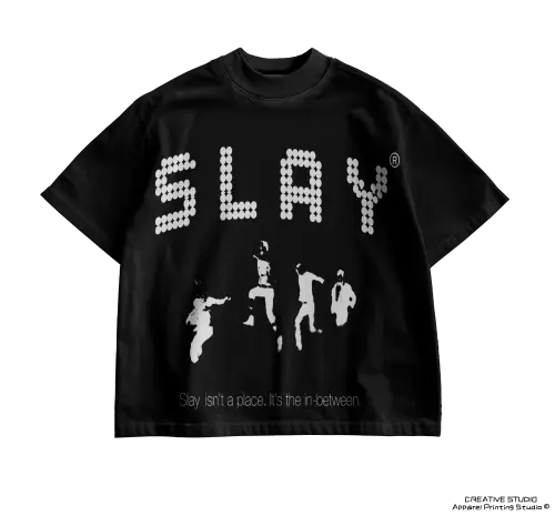 TEE PRINTED BLACK