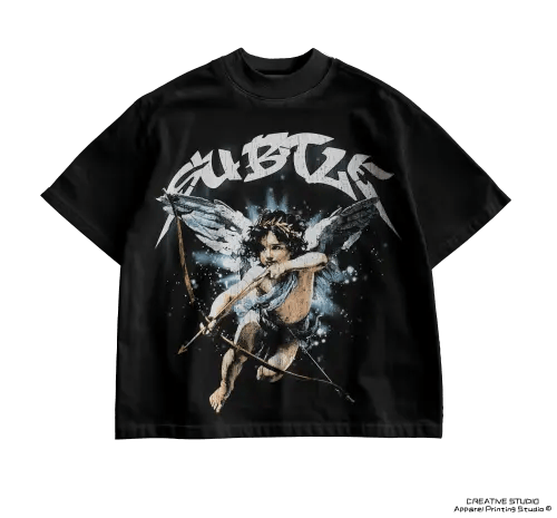 TEE PRINTED BLACK