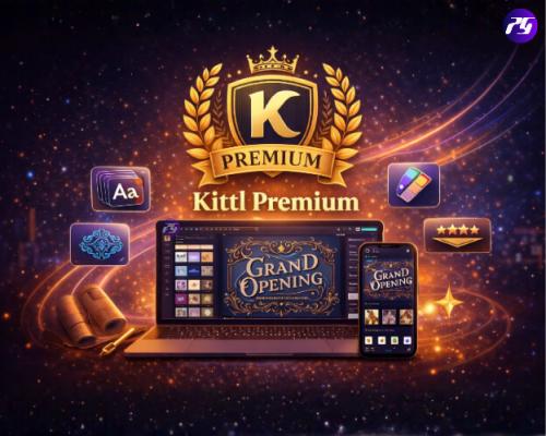اشترك في Kittl Premium – باقة التصميم الأعلى من Pr...