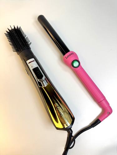 مجموعة الهبة (استشوار مشط حراري فرشتين+فير تجعيد ا...