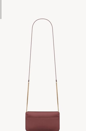 CASSANDRE PHONE HOLDER IN SMOOTH LEATHER