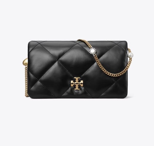 KIRA DIAMOND QUILT CHARM CROSSBODY