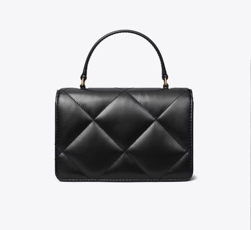 MINI KIRA DIAMOND QUILT TOP-HANDLE CROSSBODY