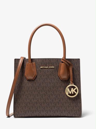 Voyager Large Color-Block Signature Logo Tote Bag