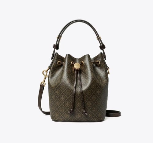 T MONOGRAM COATED CANVAS MINI