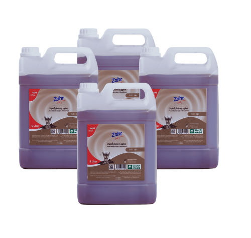 كرتون مطهر أرضيات برائحة العود( 5 لتر ) - مصنع زاه...