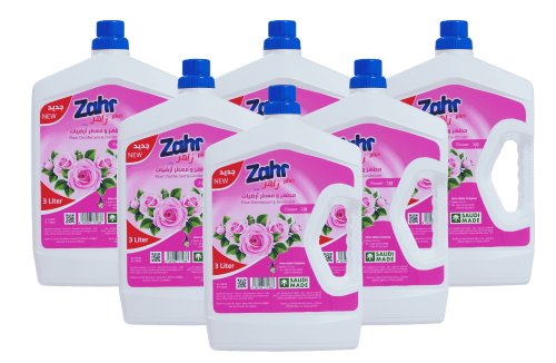 كرتون مطهر أرضيات برائحة الورد ( 3 لتر ) - مصنع زا...