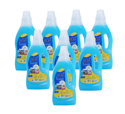 كرتون منعم ملابس أزرق ( 2 لتر ) - مصنع زاهر بلس