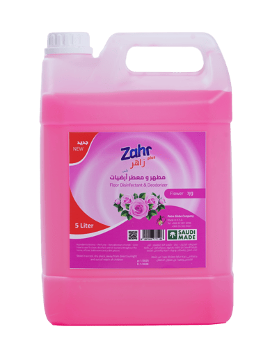 كرتون مطهر أرضيات برائحة الورد ( 5 لتر ) - مصنع زا...