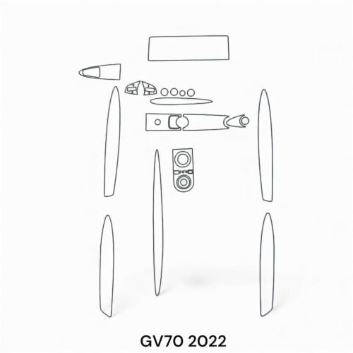 حمايه PPF الداخليه قص الكتروني GV70 2022