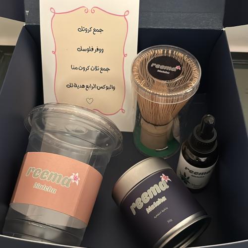 البوكس المتكامل: ماتشا يابانية احتفالية 30g+سيروب...