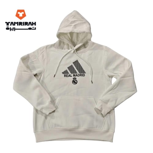 هودي ريال مدريد أسود رسمي للرجال