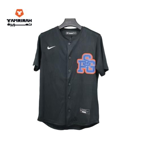 تيشيرت بيسبول باريس سان جيرمان أسود - إصدار خاص