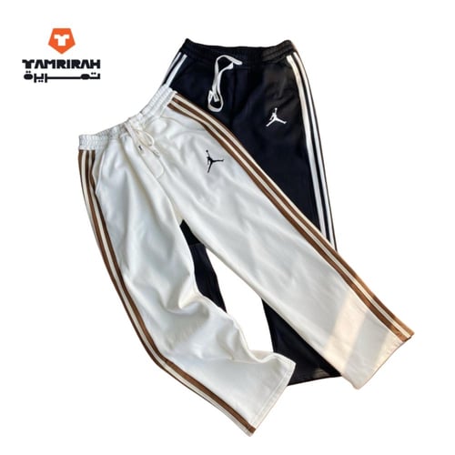 بنطلون رياضي جوردان مخطط جانبي مريح وأنيق