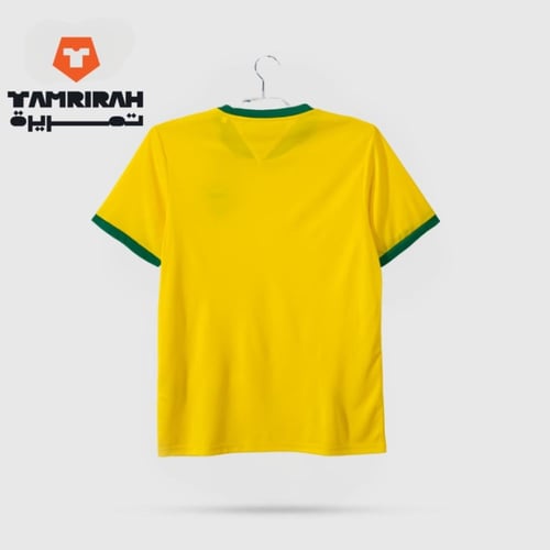 تيشيرت منتخب البرازيل لكرة القدم تصميم ريترو 1970