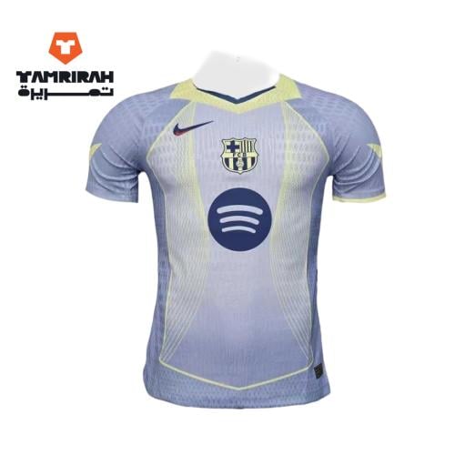 تيشيرت برشلونة 2026 إصدار خاص رمادي للرجال