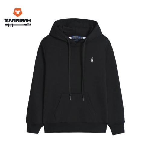 هودي بولو أسود كلاسيكي