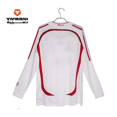 قميص ميلان أبيض بأكمام طويلة نهائي أبطال أوروبا 20...