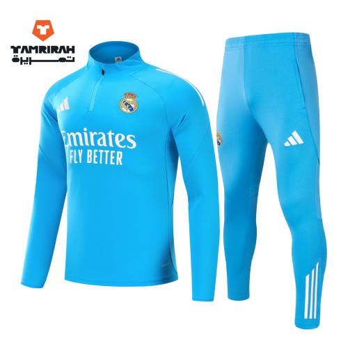 طقم تدريب ريال مدريد أزرق 2024