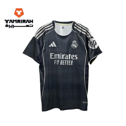 تيشيرت ريال مدريد الإحتياطي أسود 2026