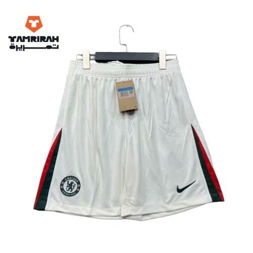 شورت كرة قدم نادي تشيلسي الأبيض للرجال