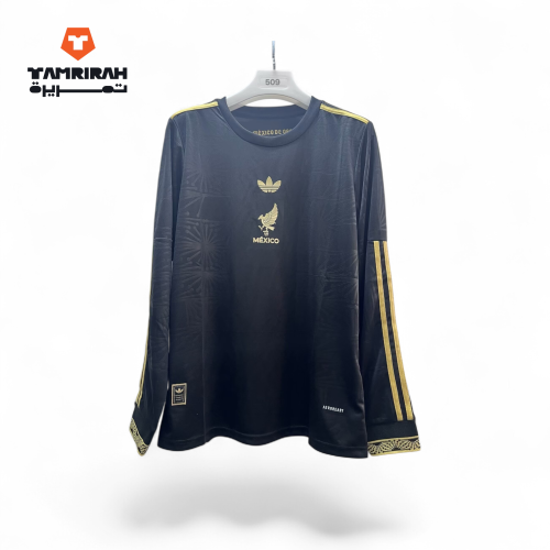 تيشيرت المكسيك الأساسي أسود - موسم 2026 كم طويل