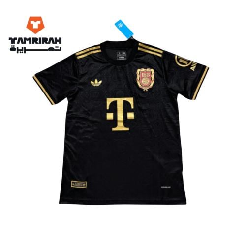 تيشيرت بايرن ميونخ أسود نسخة الذكرى 125 عامًا