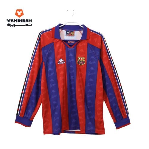 قميص برشلونة الأساسي 1996 ريترو - كم طويل