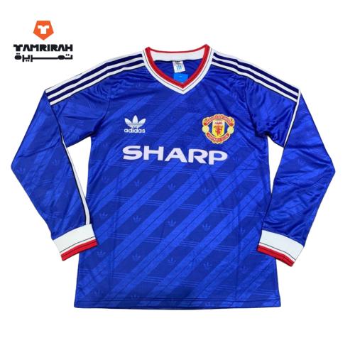 تيشيرت مانشستر يونايتد 1988 ريترو هوم أكمام طويلة