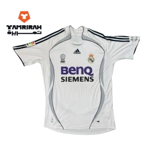 تيشيرت ريال مدريد الأبيض الكلاسيكي ريترو هوم