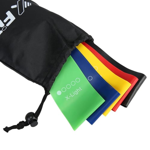 خمس قطع من المطاطات