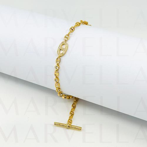 إسوارة AIGNER بحرف A الذهبي – AIGNER Logo Bracelet