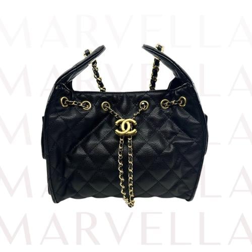شنطة شانيل 25 هوبو صغيرة جلد كافيار – Chanel 25 Small Hobo Handbag