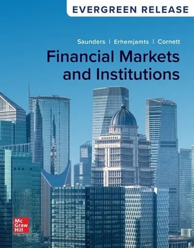 Financial Markets and Institutions